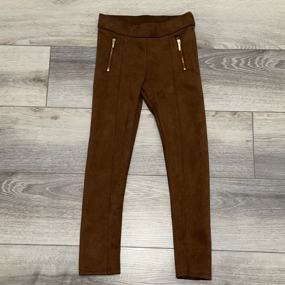 Janie and Jack brown suede pants